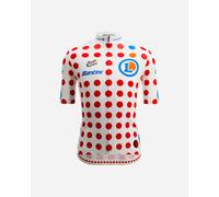 Santini Tour De France A Pois 25 Mc M - Maglia Ciclismo - Uomo - Bianco XL