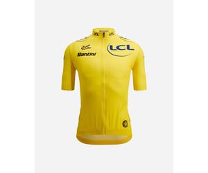 Santini Tour De France Gialla 25 Mc M - Maglia Ciclismo - Uomo - Giallo XL