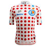 Santini - Tour De France Polka Dot Jersey - Maglietta da ciclismo S variopinto