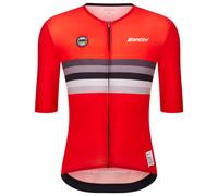 Santini Uci World Champion Switzerland 2025 Short Sleeve Jersey Rosso M