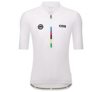 Santini mondo uci maglia a maniche corte bianco