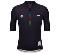 Santini - UCI World Champion Jersey Mondo - Maglietta da ciclismo XXL nero