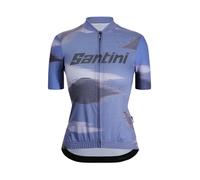 SANTINI Watt Indoor Ws - maglia ciclismo - donna XL Purple woman Polartec Delta,Made In Italy,Recycled Polyester