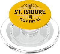 Sant'Isidoro Prega per noi Fede Cattolica Arte PopSockets PopGrip per MagSafe