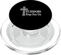 Sant'Isidoro prega per noi religiosi cattolici PopSockets PopGrip per MagSafe