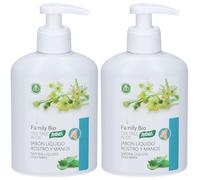 Santiveri Family Bio Tea Tree Aloe Sapone Liquido Viso Mani 2x250 ml