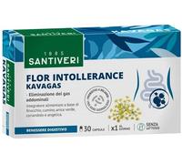 Santiveri Integratore Flor Intollerance Kavagas per gas addominali 30 capsule