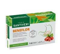 Santiveri Integratore Beneflor probiotici e prebiotici, 40 capsule