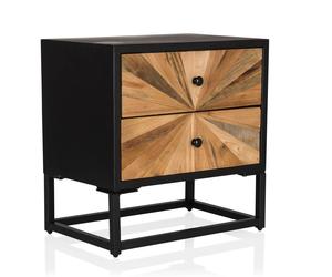 SANTJAGO BLACK SUN S - Madia Colore Legno Scuro