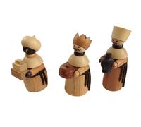 Santo 3 Re Magi Figura Tischdeko Erzgebirge Nuovo Kaspar Melchiorre Baldassarre