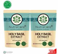 Santo Basilico Pillole 5500mg- (3% Mucilage, 5% Saponine) -brain Salute, Vegani