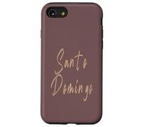 Santo Domingo Repubblica Dominicana Design elegante vintage Custodia per iPhone SE (2020) / 7/8