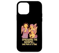 Santo Giochi di parole Diffondere Vangelo Divertimento Mens Christian Faith Custodia per iPhone 12 mini