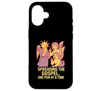 Santo Giochi di parole Diffondere Vangelo Divertimento Mens Christian Faith Custodia per iPhone 16