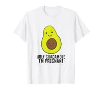 Santo Guacamole Sono incinta Divertente Avocado Gravidanza Incinta Maglietta