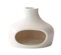 Santo Holder - Supporto per canna fumaria in ceramica - Ciotola di incenso | Bruciatore a ciotola di inquinamento | 4,92 x 3,82 pollici | Cenere, aste in legno per contaminazione e