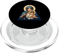 Santo Rosario Vergine Maria Bambino Gesù Cattolico Rosario Misteri PopSockets PopGrip per MagSafe