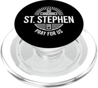 Santo Stefano prega per noi cattolico San martire PopSockets PopGrip per MagSafe