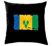 Santo Vincent And The Grenadines Bandiera - Cuscino - Vincentian Vincy Isola