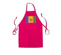 Santo Vincent And The Grenadines Barre Stile Bandiera - Unisex Bambini Grembiule