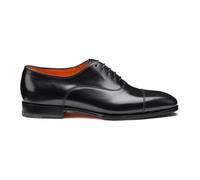 Santoni - Leather Oxford Shoe - - Shoes - Uomo - Nero - 41 EU