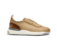Santoni - Men's leather sneaker - - Shoes - Uomo - Beige - 40 1/2 EU