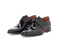 Santoni - Mocassino con punta squadrata in vernice - - Shoes - Uomo - Nero - 45 1/2 EU