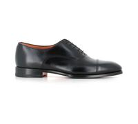 Santoni - Oxford in Pelle Spazzolata - - Shoes - Uomo - Nero - 44 EU