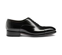 Santoni - Oxford stringata in pelle - - Shoes - Uomo - Nero - 44 1/2 EU