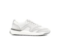 Santoni - Panelled Leather Sneakers - - Shoes - Uomo - Grigio - 42 EU