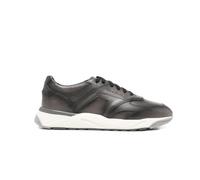Santoni - Panelled Leather Sneakers - - Shoes - Uomo - Marrone - 40 EU