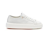 Santoni - Sneaker in Pelle Tumbled - - Shoes - Donna - Bianco - 38 EU