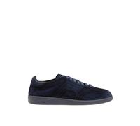Santoni - Sneakers Basse in Pelle Scamosciata - - Shoes - Uomo - Blu - 45 1/2 EU