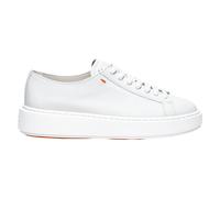 Santoni - Sneakers in pelle con chiusura frontale - - Shoes - Donna - Bianco - 40 EU