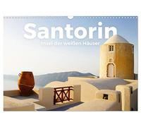 Santorin - Insel der weißen Häuser (Wandkalender 2026 DIN A3 quer), CALVENDO Monatskalender: Entdecken Sie die einzigartigen weißen Häuser von Santorin.