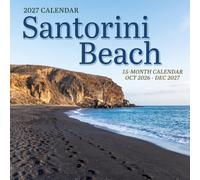 Santorini Beach Calendar 2027: Crystal Waters and Iconic Gr oastlines
