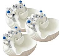 Santorini Catchall Bowl, Shell Tray 3D Printed Trinket Dish (3 pcs)