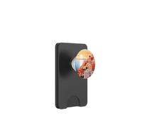 Santorini, Grecia, città greca, tramonto, illustrazione, arte PopSockets PopWallet per MagSafe