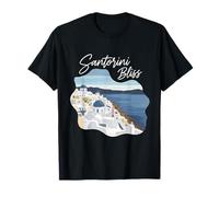 Santorini Grecia Sogni Estate Cicladi Ricordo di Vacanza Maglietta