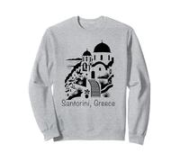 Santorini Grecia Souvenir Isole Cicladi Mar Egeo Greco Felpa