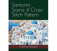 Santorini Scene 4 Cross-Stitch Pattern