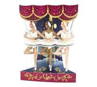 SANTORO Biglietto a Dondolo, Biglietto D'Auguri Pop-Up 3D - Balletto - Regali Per Lei, Ballerina, Ragazze, Figlia, Mamma, Insegnante, Compleanno, Festa Della Mamma, Ballerina