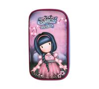SANTORO Gorjuss Astuccio Completo 3 Scomparti Set Scuola Bambina con Matite, Penne, Gomma e Righello Design Fiabesco in Diverse Fantasie Accessorio Scuola 23x13x7 cm (FAIRY DUSK)