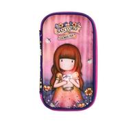 SANTORO Gorjuss Astuccio Completo 3 Scomparti Set Scuola Bambina con Matite, Penne, Gomma e Righello Design Fiabesco in Diverse Fantasie Accessorio Scuola 23x13x7 cm (FIREFLY DAWN)