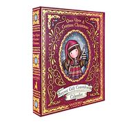 SANTORO Gorjuss Calendario dell'Avvento 2023, calendario natalizio con 25 sorprese tra cui quaderni, penne, nastro di carta, cancelleria e spilla smaltata, regalo per ragazze, bambini, allegro e
