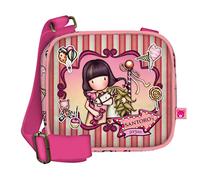 SANTORO- Gorjuss Fairground-Mini Borsa a Tracolla Carousel, 16,5 x 15 x 6,5 cm, Colore Rosa, 1039GJ09