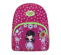 SANTORO GORJUSS Mochila Doble con Tunel, Zaino Bambina, Rosa (Fucsia), 5x34x46 Centimeters (W x H x L)