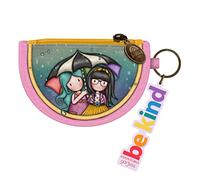 SANTORO Gorjuss - Portachiavi con cerniera - Be Kind To Each Other, Multi, Taglia unica