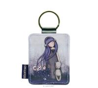 SANTORO GORJUSS - Portachiavi Pelle Keyring"Dear Alice" - 7x6 cm