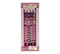 Santoro London Set Di 4 Penne Meccaniche Gorjuss™ Del Gatto Del Cheshire